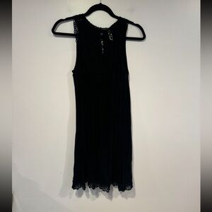 Black lace Xhiliration tank dress